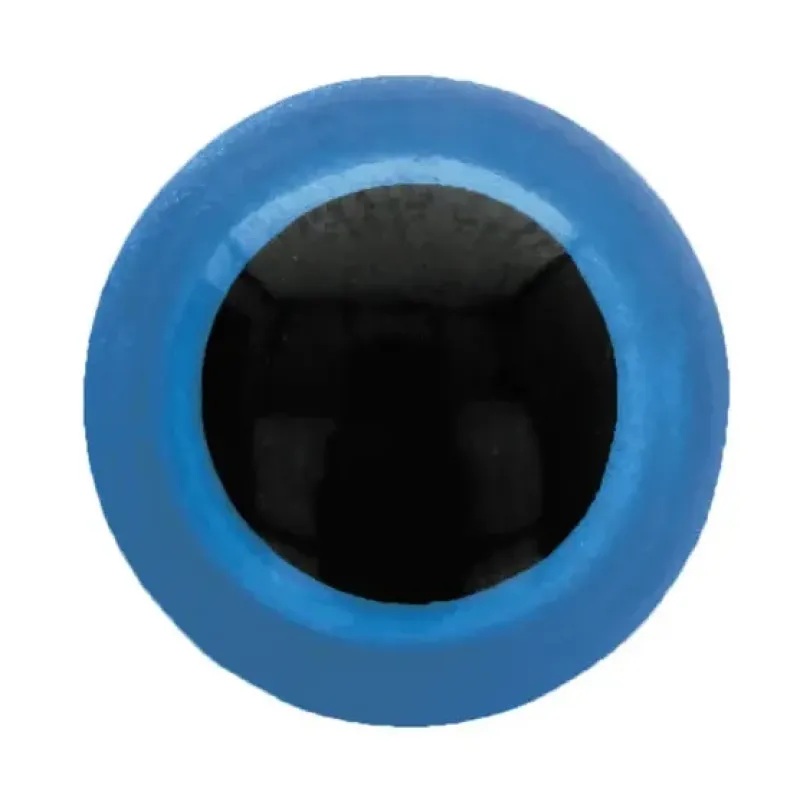  Dierenoogjes 06 mm - veiligheidsoogjes (blauw) - tube van 76 stuks