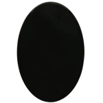  Dierenoogjes 15/11 mm - ovaal (zwart) - tube met 36 stuks