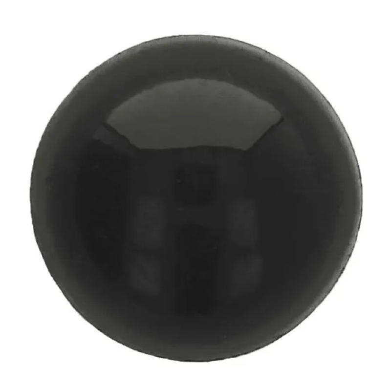  Dierenoogjes 05 mm - veiligheidsoogjes (zwart) - tube met 94 stuks 