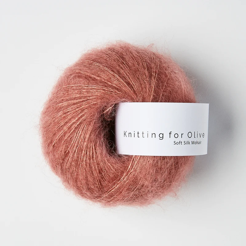 Soft Silk Mohair - plum rose