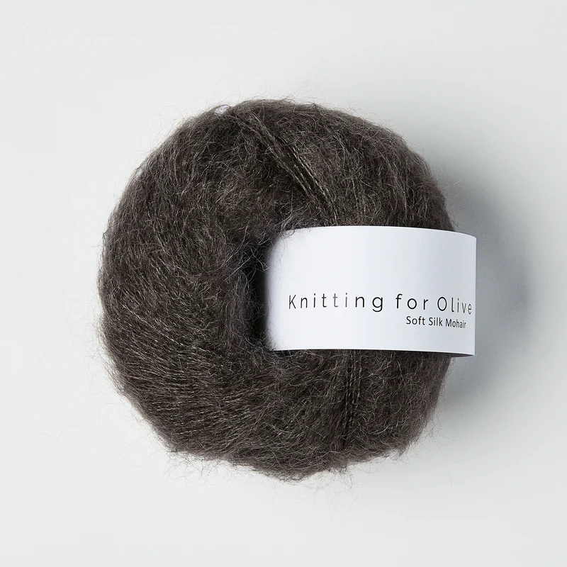Soft Silk Mohair - dark moose