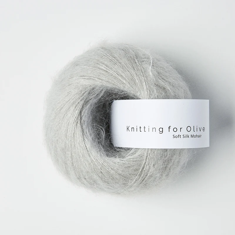 Soft Silk Mohair - pearl gray