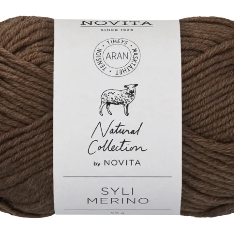  Syli Merino 642 bark - OP = OP 4 stuks