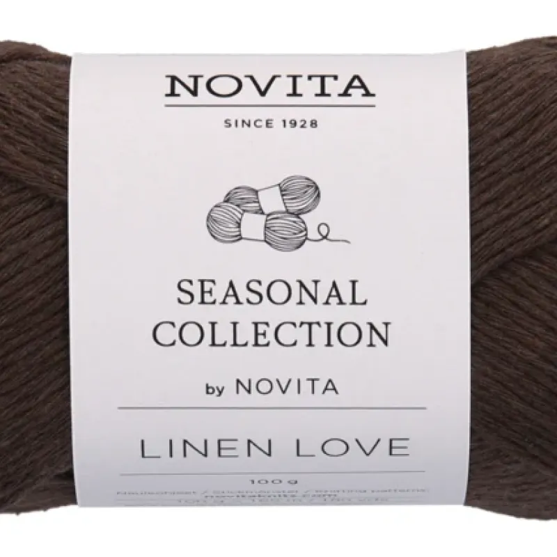 Linen love 615 espresso - OP = OP 5 stuks