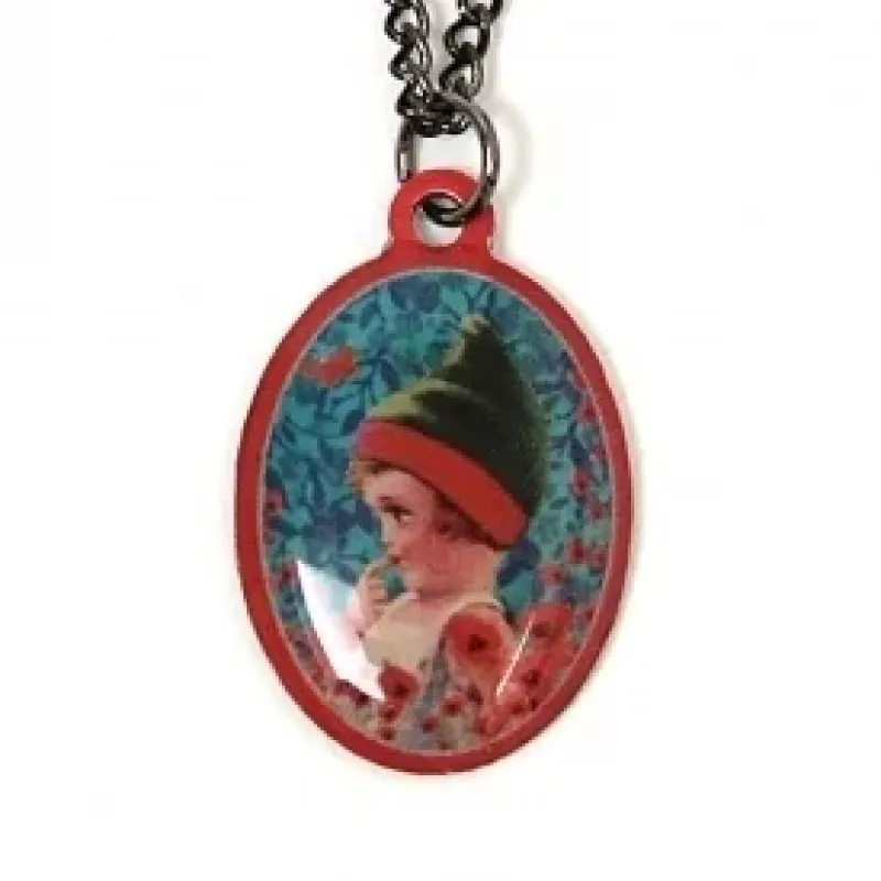  Halsketting vintage moonchild klein