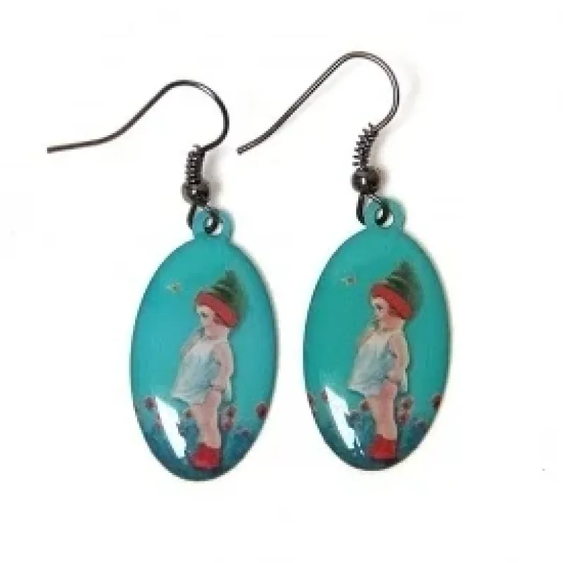  Moon child oorhangers
